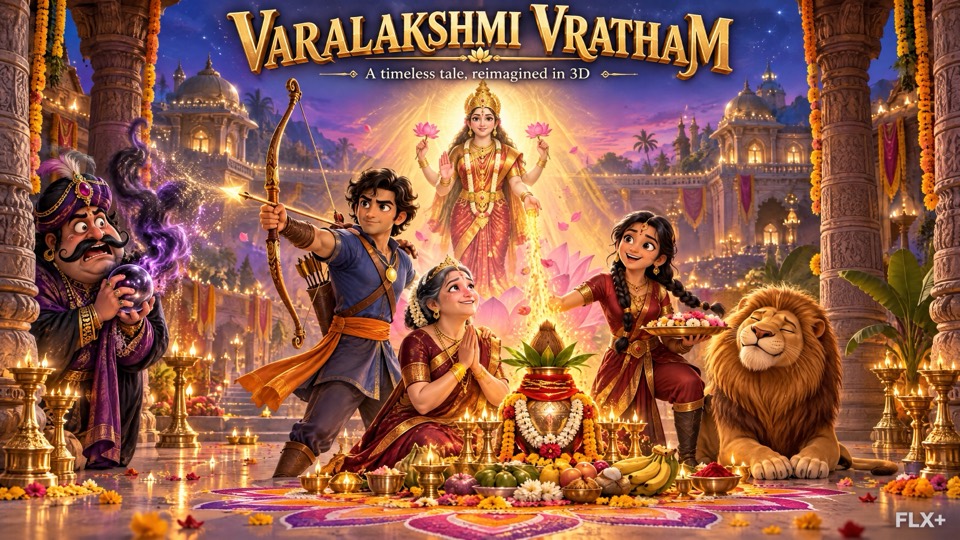 Varalakshmi Vratham 3D concept art